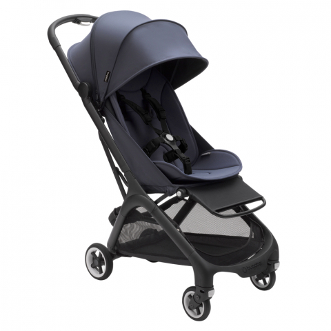 Carucioare - Carucior Bugaboo Butterfly Black/Stormy Blue