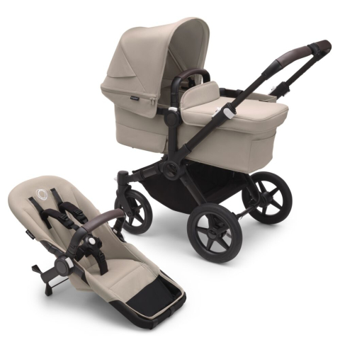 Bugaboo - Carucior Bugaboo Donkey 5 Mono Black/Desert Taupe