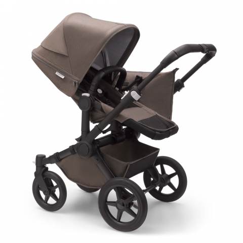 Carucioare - Carucior Bugaboo Donkey 5 Mono Mineral Black/Taupe