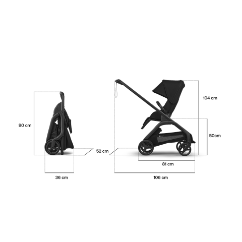 Carucior Bugaboo Dragonfly Plus Forest Green [9]