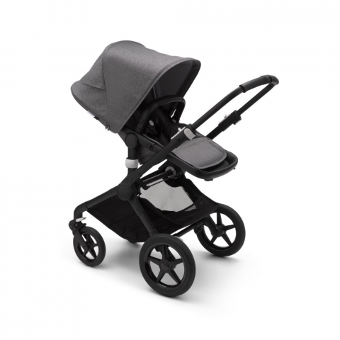 Carucior Bugaboo Fox 2 Complete Black/Grey Melange 2 in 1 [3]