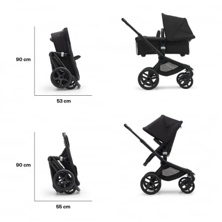 Carucior Bugaboo Fox 5 Black/Desert Taupe 2 in 1 [9]