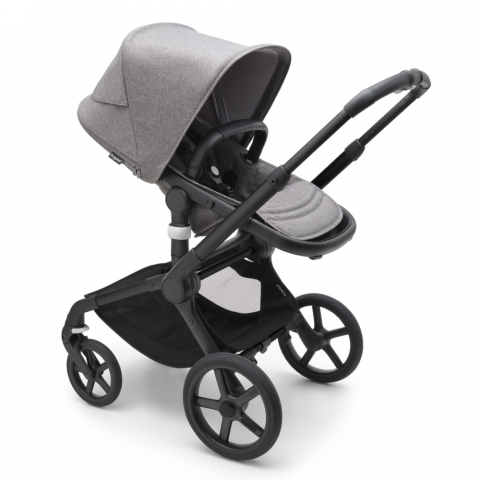 Carucior Bugaboo Fox 5 Black/Grey Melange 2 in 1 [2]