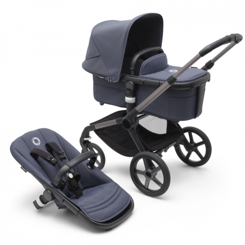 Bugaboo - Carucior Bugaboo Fox 5 Graphite/Stormy Blue 2 in 1