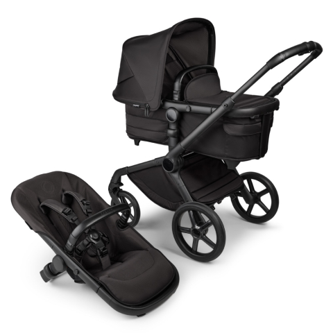 Bugaboo - Carucior Bugaboo Fox 5 Noir Limited Edition Black Moonlight 2 in 1