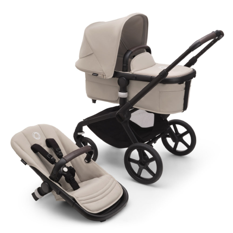 Bugaboo - Carucior Bugaboo Fox 5 Renew Black/Dessert Taupe 2 in 1