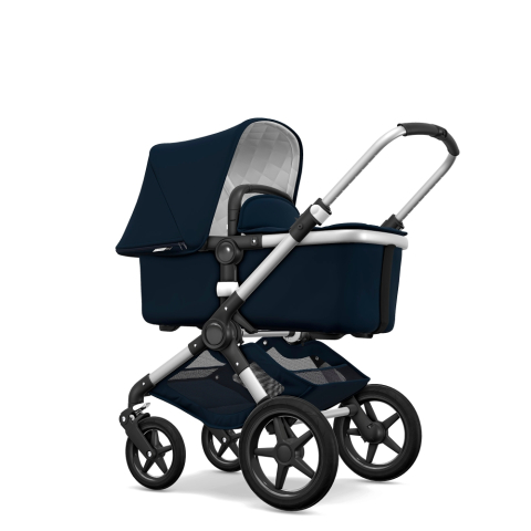 Bugaboo - Carucior Bugaboo Fox Aluminium/Dark Navy 2 in 1