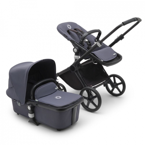 Carucior Bugaboo Fox Cub Black/Stormy Blue 2 in 1 [1]