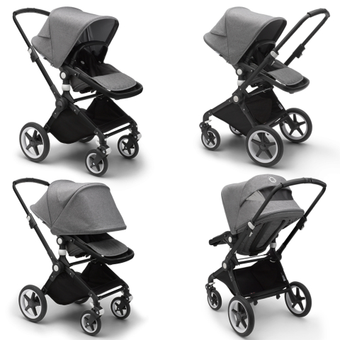 Carucior Bugaboo Lynx Black/Grey Melange 2 in 1 [5]