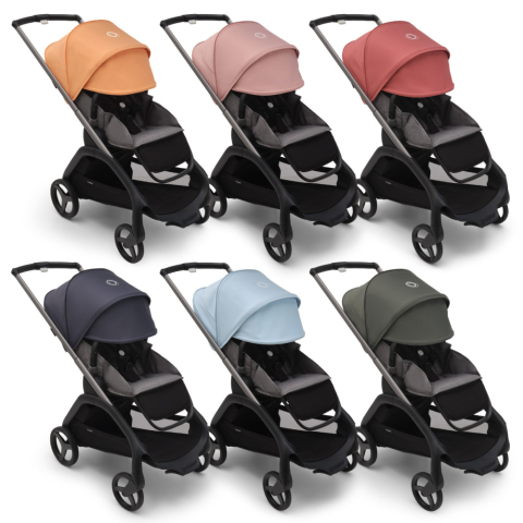Bugaboo - Carucior Bugaboo personalizat Dragonfly Graphite/Grey Melange