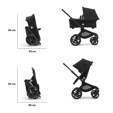 Carucior Bugaboo personalizat Fox 5 Graphite/Midnight Black 2 in 1 [5]