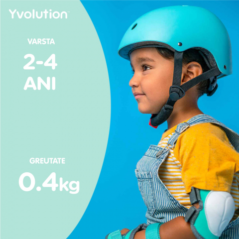 Casca protectie Yvolution 44-52 cm Green [3]