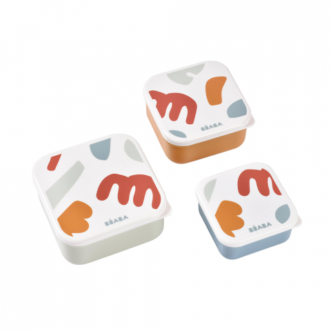 Set 3 caserole pentru gustari  Beaba Playful [3]