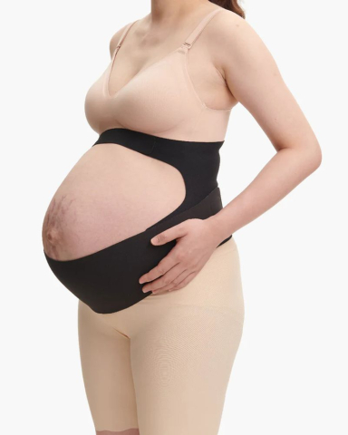 Centura gravide Momcozy pentru sustinerea greutatii abdominale Black XL [1]
