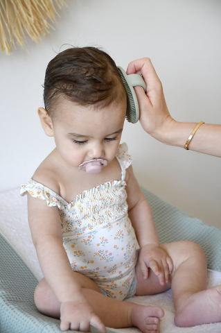 Perie de imbaiat din silicon Beaba Misty Green [5]