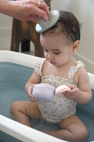 Perie de imbaiat din silicon Beaba Misty Green [4]