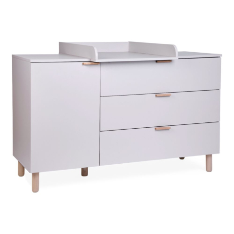 Comoda Childhome Clay 137x77x98 cm cu masa de infasat [2]