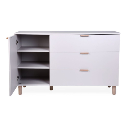 Comoda Childhome Clay 137x77x98 cm cu masa de infasat [6]
