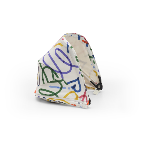 Bugaboo - Copertina carucior Bugaboo Bee 6 Art of Discovery White