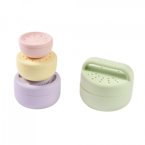 Set 4 jucarii de baie Beaba din silicon [4]