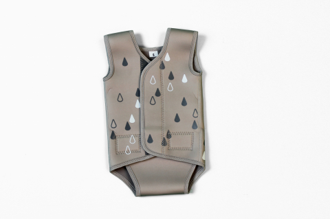 bblüv - Costum din neopren pentru bebelusi (0-6 luni) bblüv Wräp 2.0 Sand