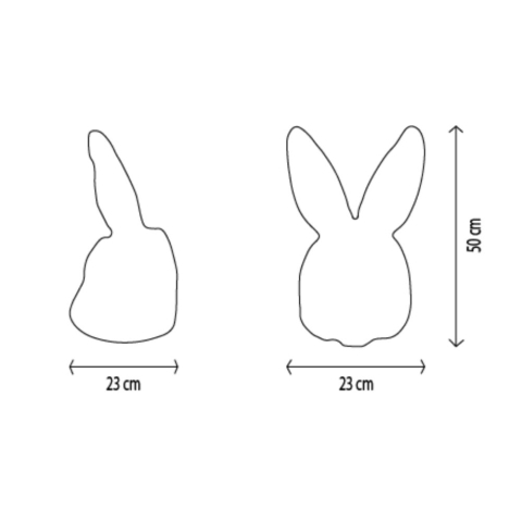 Decoratiune Wild & Soft Cap de Iepure - Lewis [4]