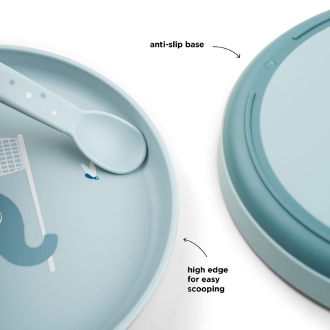 Farfurie Done by Deer Foodie Elphee Blue [2]