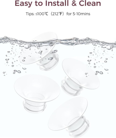 Set 4 Flanse 15 mm pentru Pompe de San Momcozy S9 Pro si S12 Pro [5]