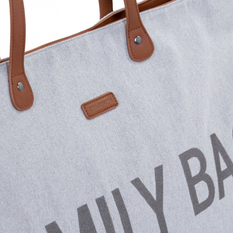 Geanta Childhome Family Bag Canvas Gri [2]