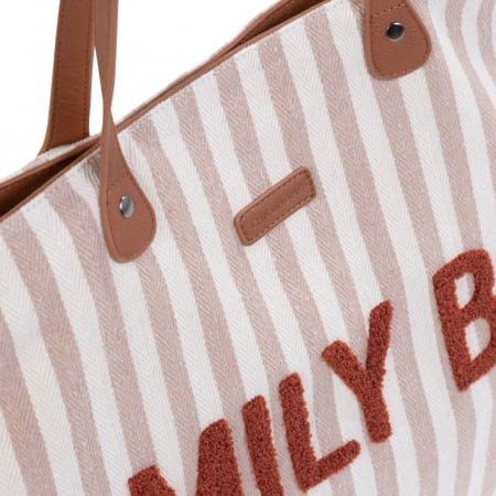 Geanta Childhome Family Bag Nude/Alb [2]