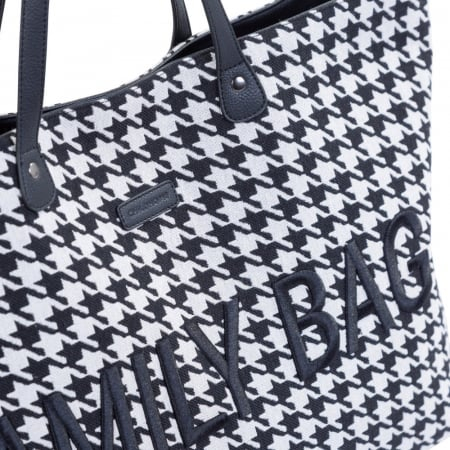Geanta Childhome Family Bag Pied de Poule Negru [2]