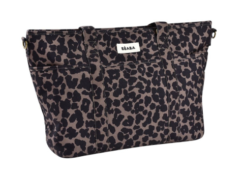 Genti - Geanta de bebe Beaba Madrid XXL Leopard