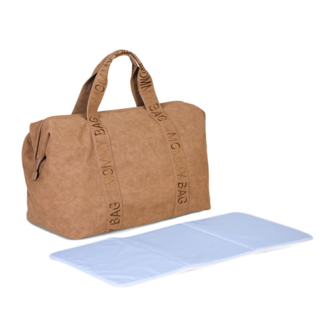 Geanta de bebe Childhome Mommy Bag Signature Prestige Hazlenut [5]