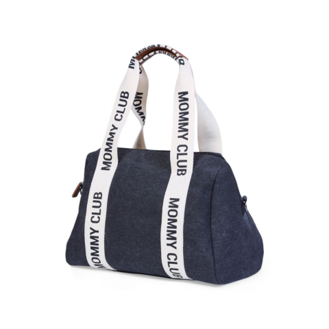 Geanta de bebe Childhome Mommy Club Canvas Black [1]