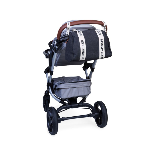 Geanta de bebe Childhome Mommy Club Canvas Black [9]