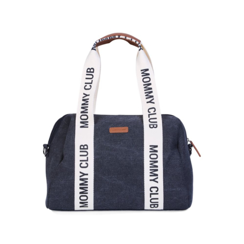 Genti - Geanta de bebe Childhome Mommy Club Canvas Black