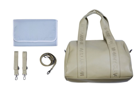 Geanta de bebe Childhome Mommy Club piele Verde [4]