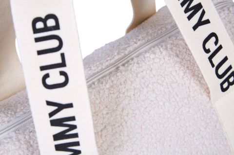 Geanta de bebe Childhome Mommy Club Signature Teddy Offwhite [6]