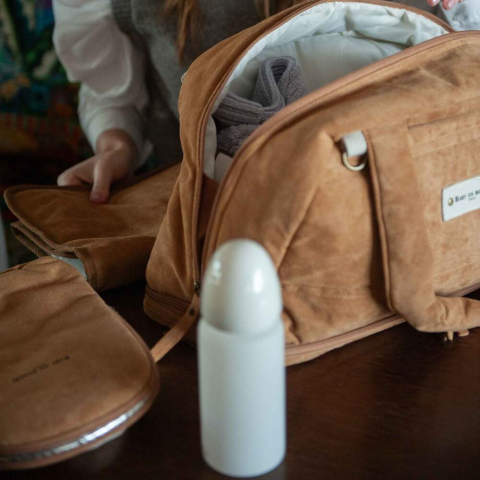 Geanta de infasat Baby On Board Doudoune Camel [7]