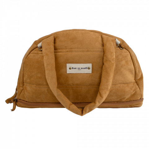 BABY ON BOARD - Geanta de infasat Baby On Board Doudoune Camel