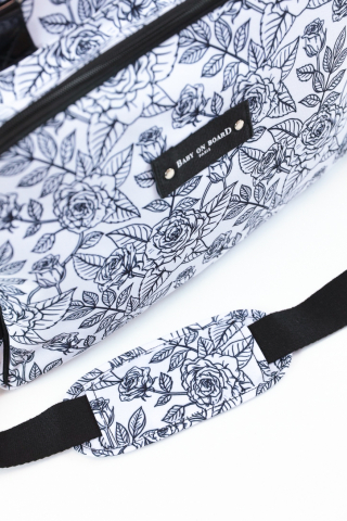 Geanta de infasat Baby On Board Simply Roses [7]