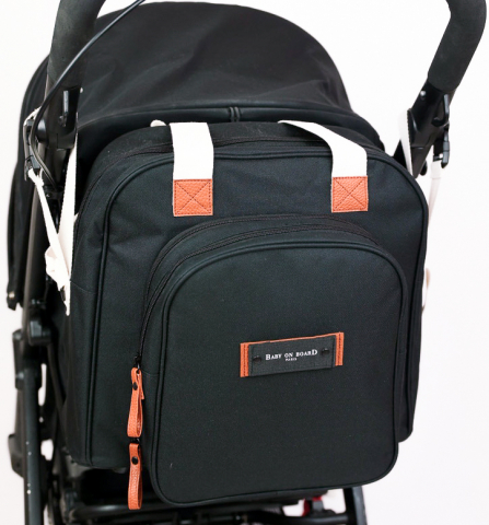 Geanta de infasat Baby On Board Square Duo Black [3]