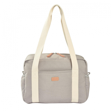 Pompe de san - Geanta de infasat Beaba Paris Pearl Grey