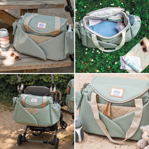 Geanta de infasat Beaba Sydney Sage Green [4]