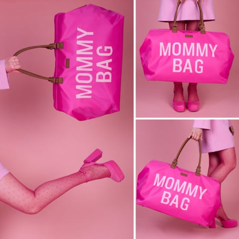 Geanta de infasat Childhome Mommy Bag Pop Pink [5]