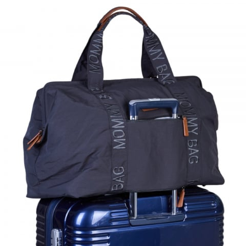 Geanta de infasat Childhome Mommy Bag Signature Urban Dark Grey [3]