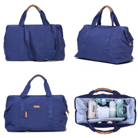 Geanta de infasat Childhome Mommy Bag Signature Urban Navy [2]