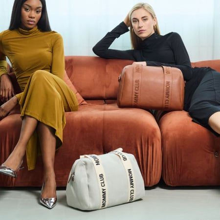 Geanta de infasat Childhome Mommy Club piele PU Maro [5]