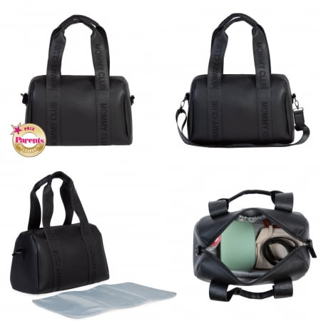Geanta de infasat Childhome Mommy Club piele PU Negru [1]