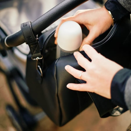 Geanta de infasat Childhome Mommy Club piele PU Negru [4]